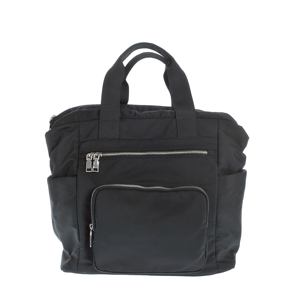 Geanta neagra cu buzunare multiple - 2 | YEO