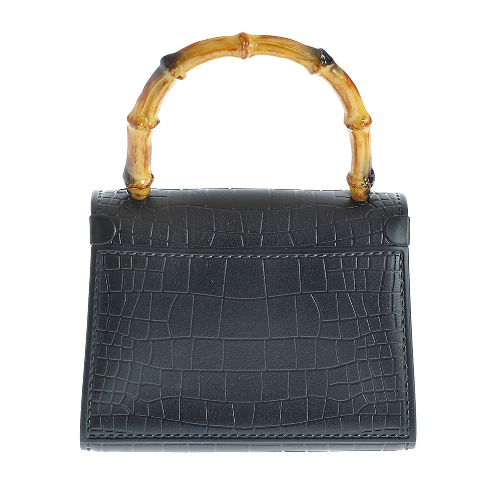 Geanta mini neagra - 2 | YEO