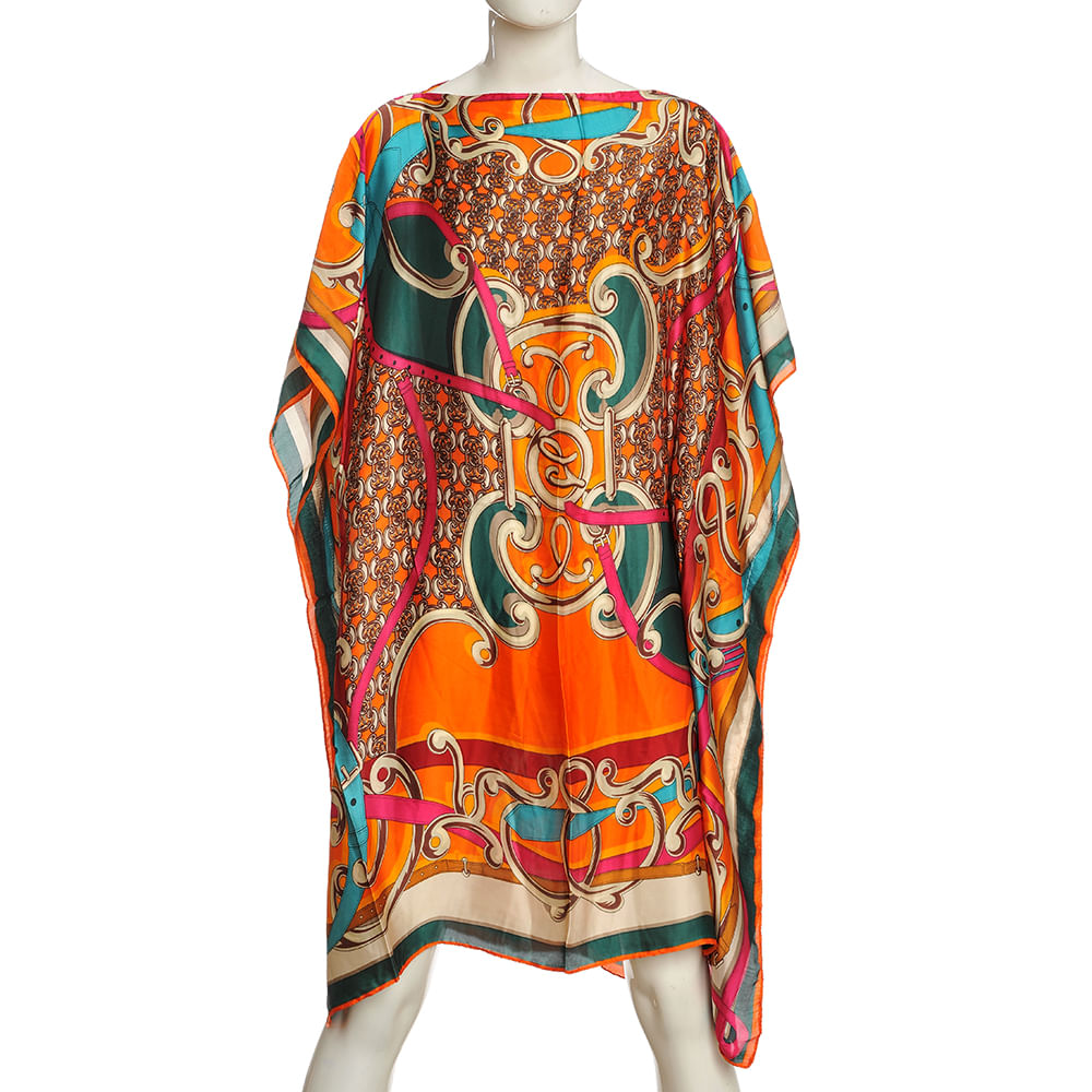 Poncho portocaliu