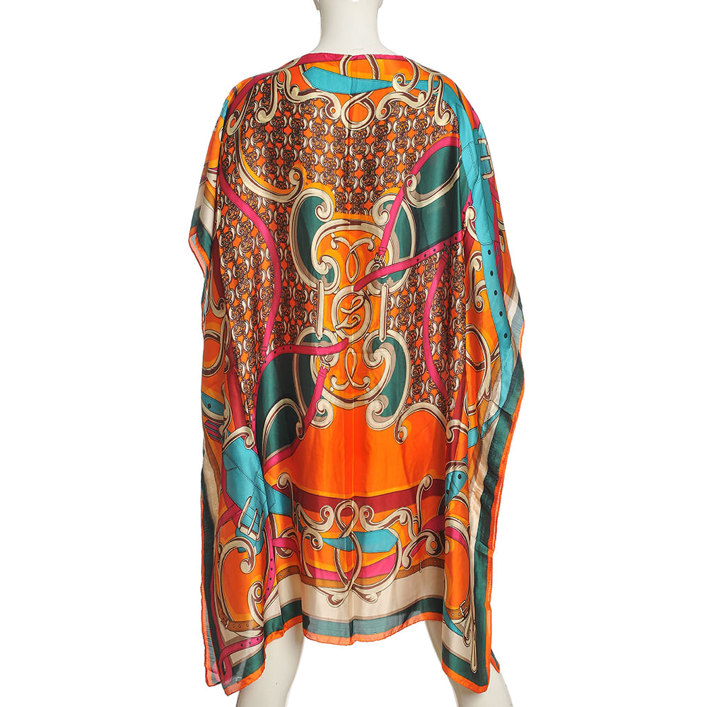 Poncho portocaliu - 2 | YEO