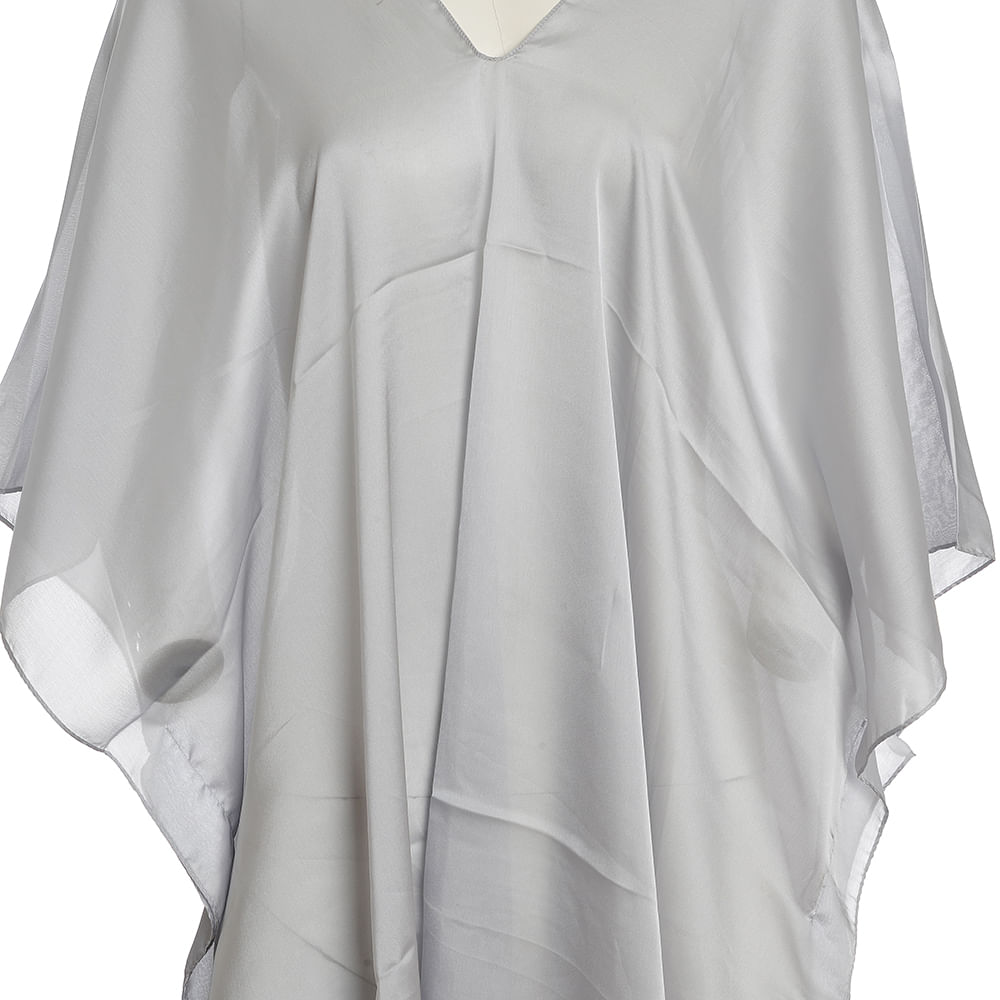 Poncho gri din vascoza - 1 | YEO