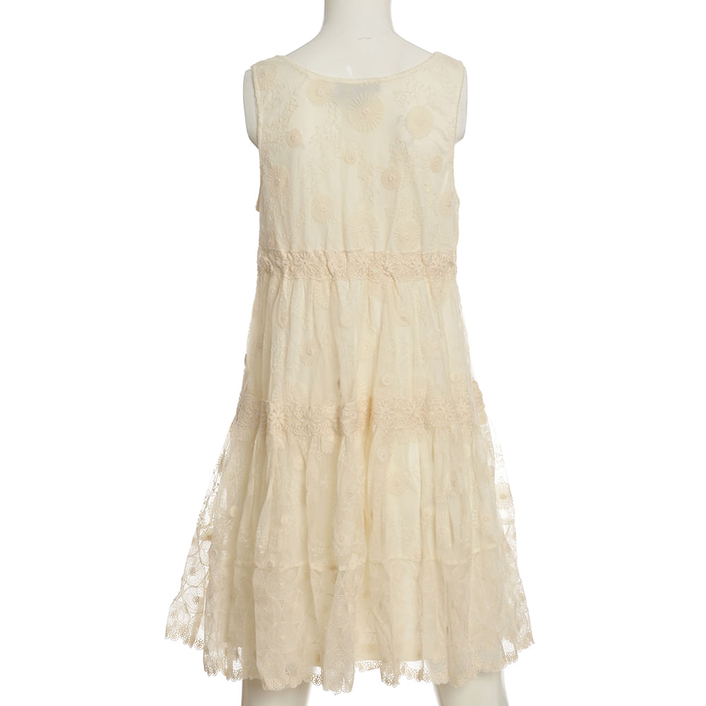 Rochie bej fara maneci - 2 | YEO