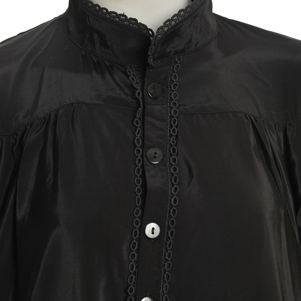 Rochie neagra cu maneci lungi - 1 | YEO