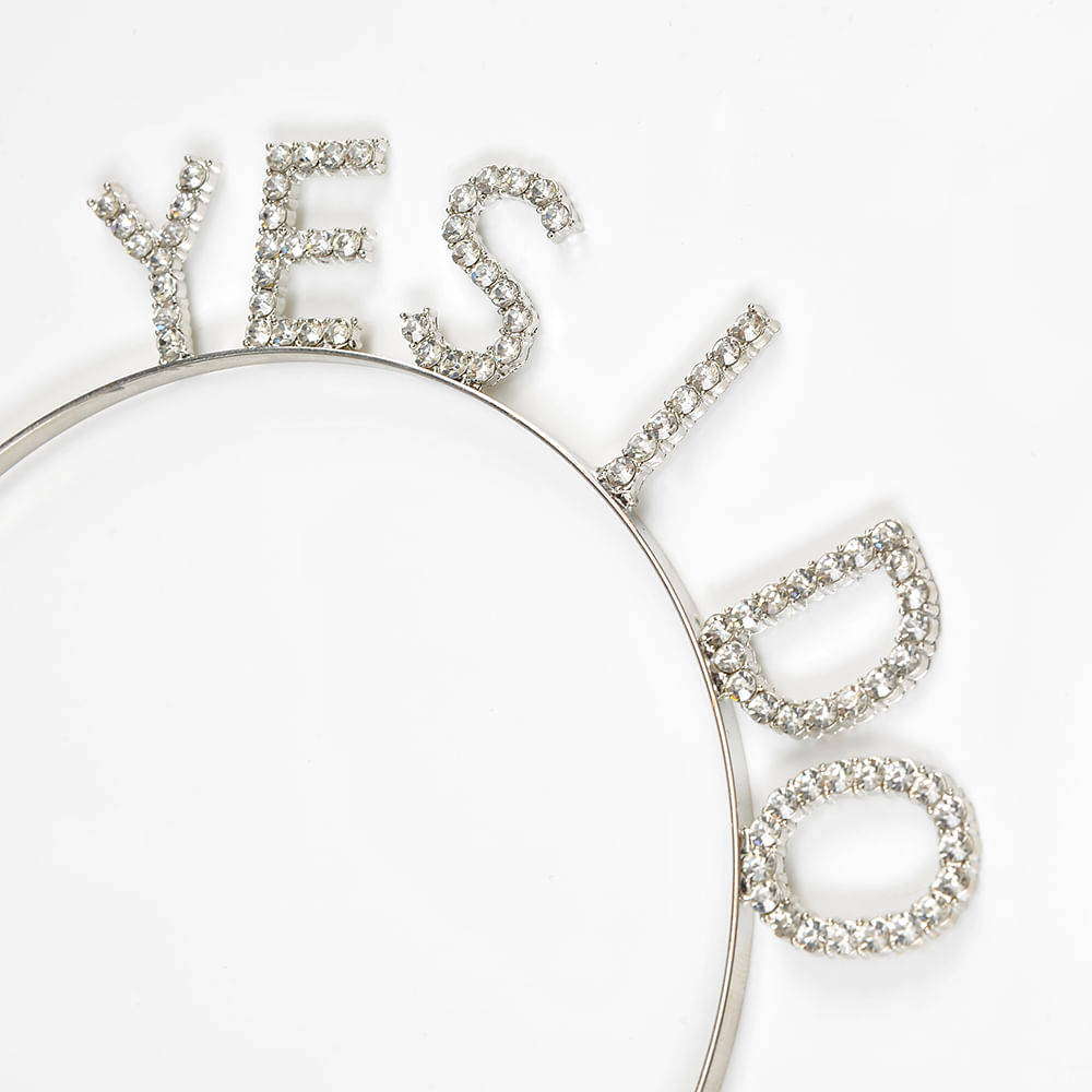 Bentita argintie Yes I Do - 2 | YEO