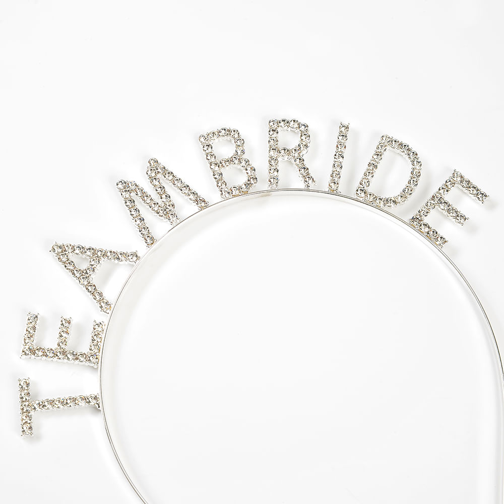 Bentita argintie Team Bride - 1 | YEO