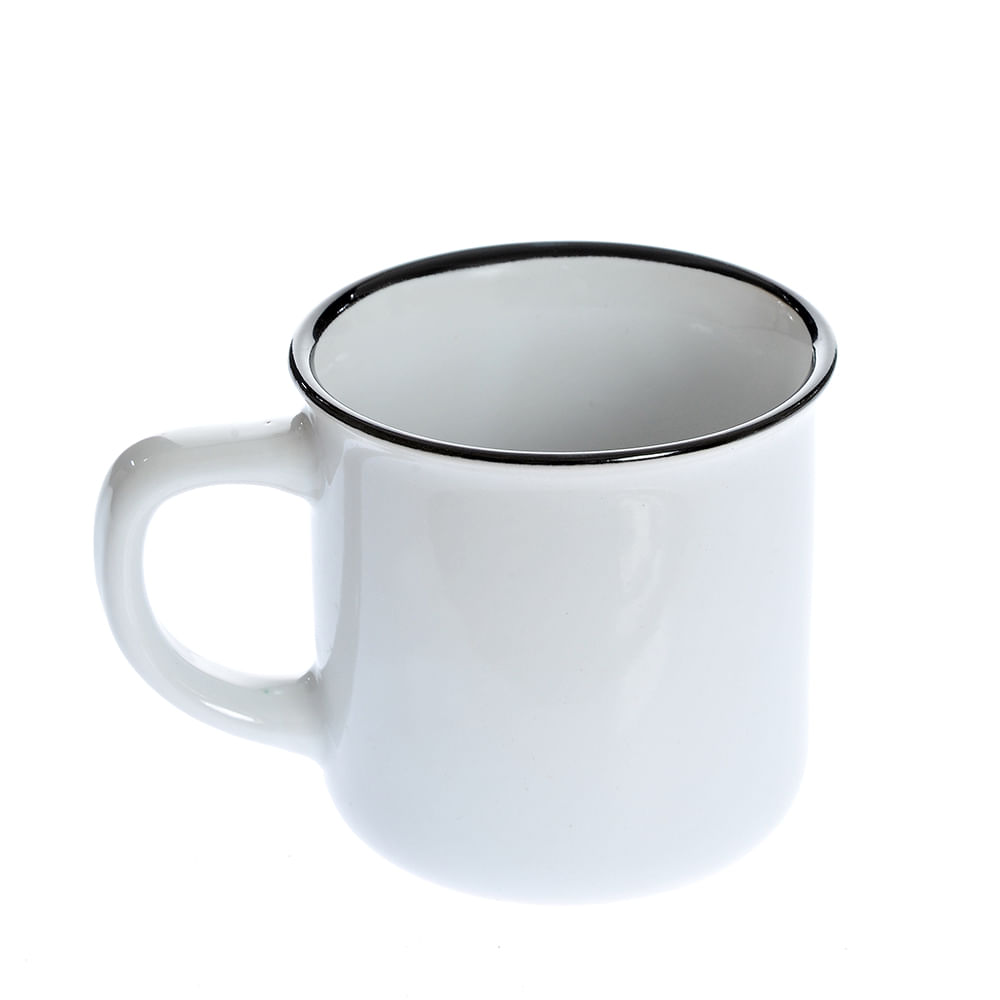 Cana alba din ceramica 330 ml - 3 | YEO