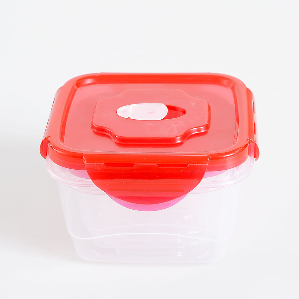 Set 3 caserole alimentare cu inchidere ermetica - 1 | YEO