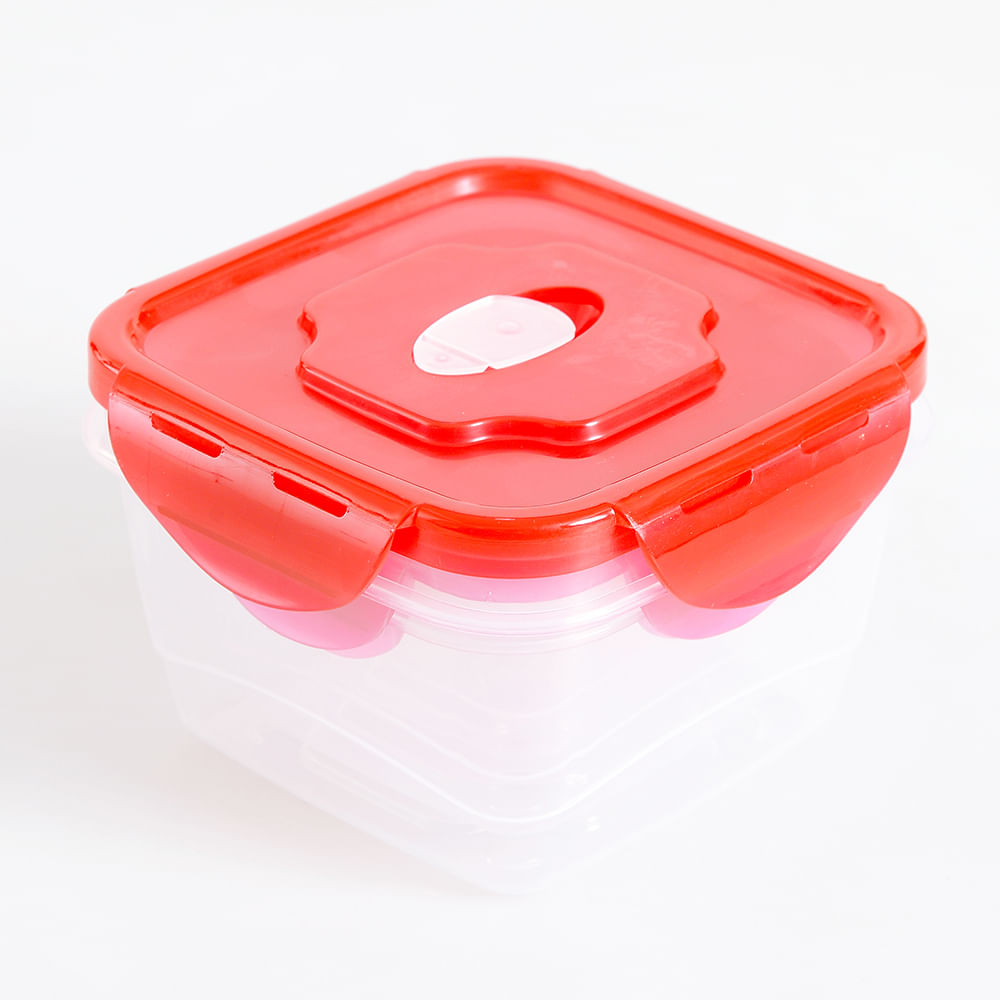 Set 3 caserole alimentare cu inchidere ermetica - 2 | YEO