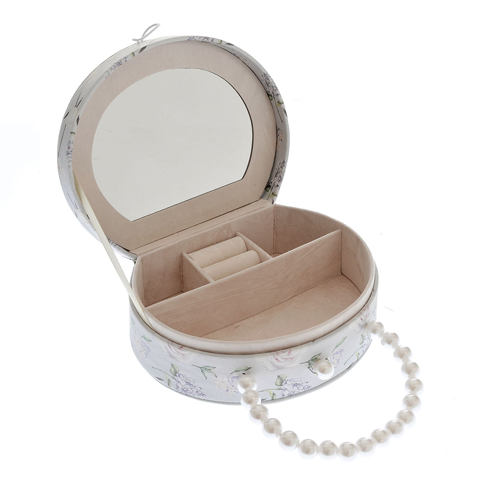 Cutie de bijuterii cu imprimeu floral - 4 | YEO