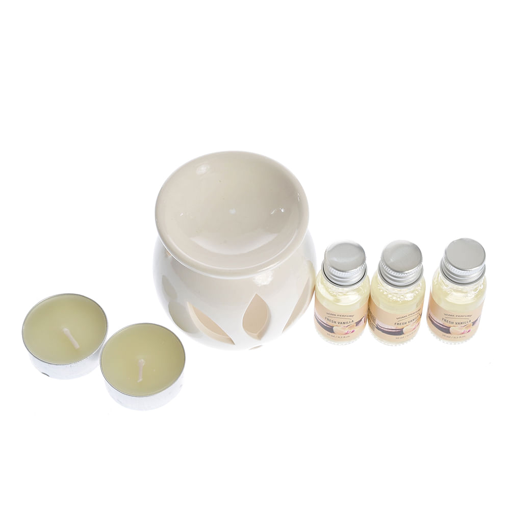 Suport pentru aromaterapie cu 3 uleiuri parfumate - 2 | YEO