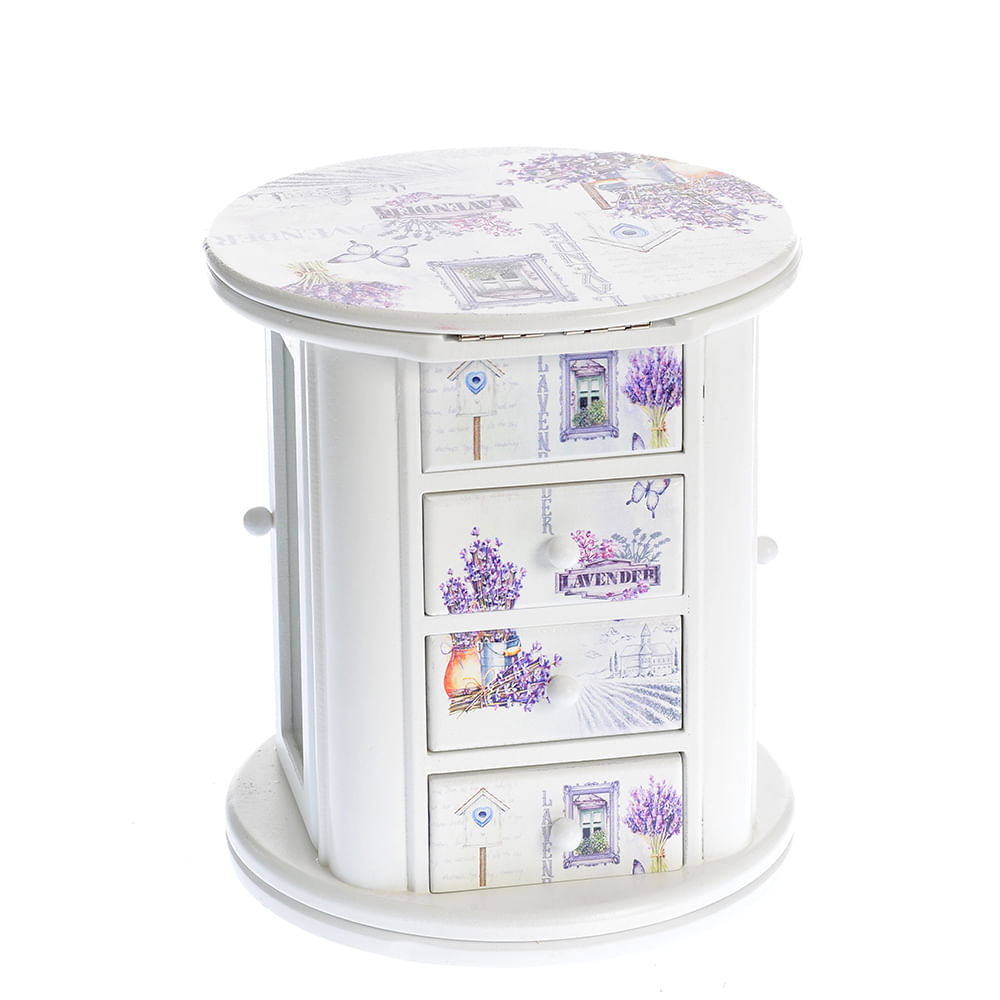 Cutie de bijuterii cu lavanda 20 cm - 1 | YEO