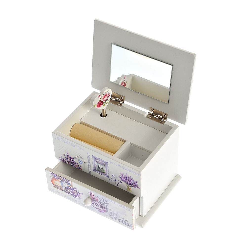Cutie de bijuterii cu lavanda 13 cm - 4 | YEO