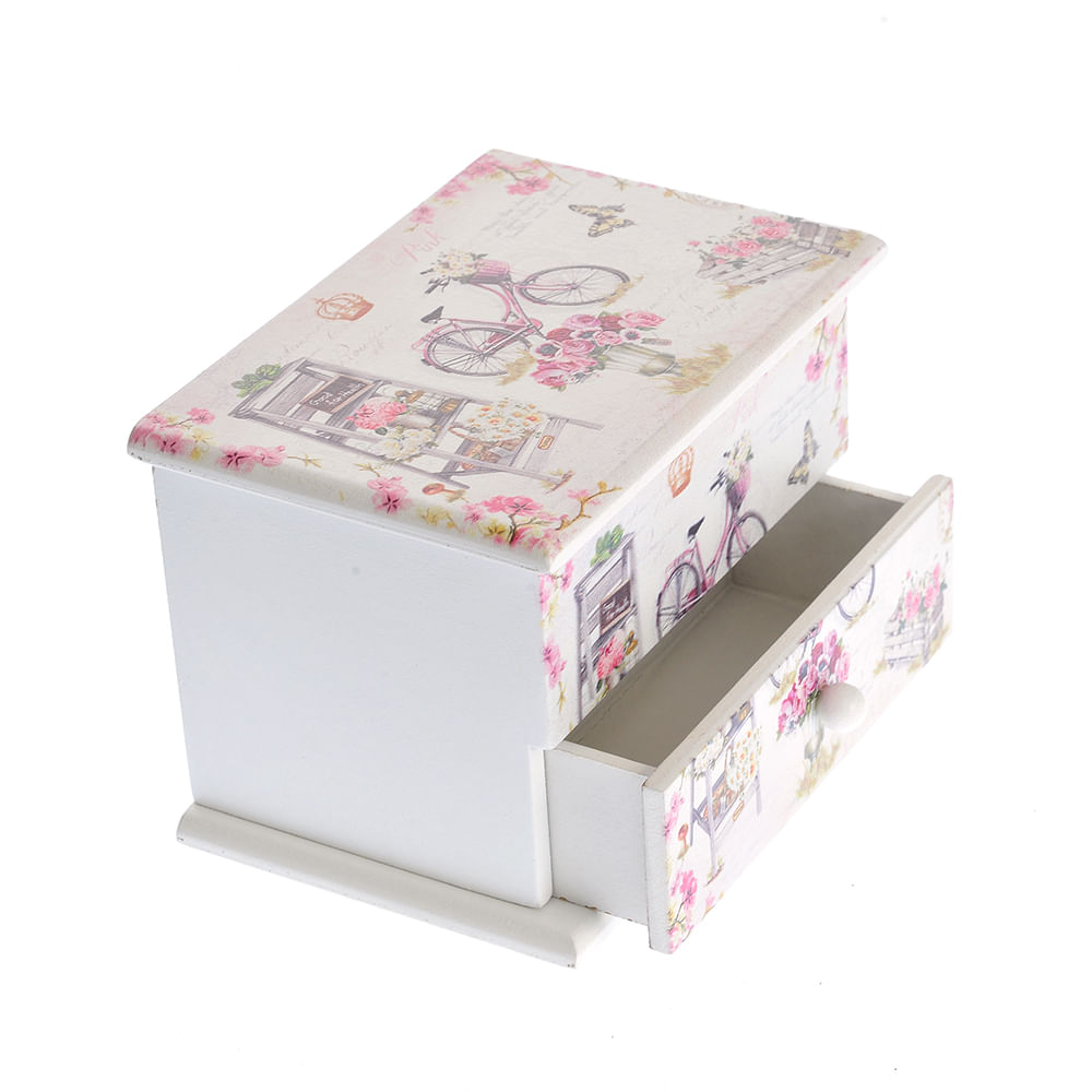 Cutie de bijuterii din lemn 13 cm - 1 | YEO
