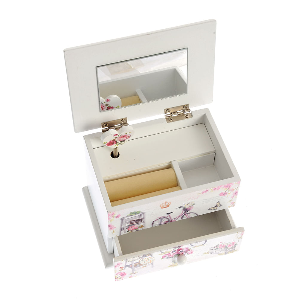 Cutie de bijuterii din lemn 13 cm - 2 | YEO