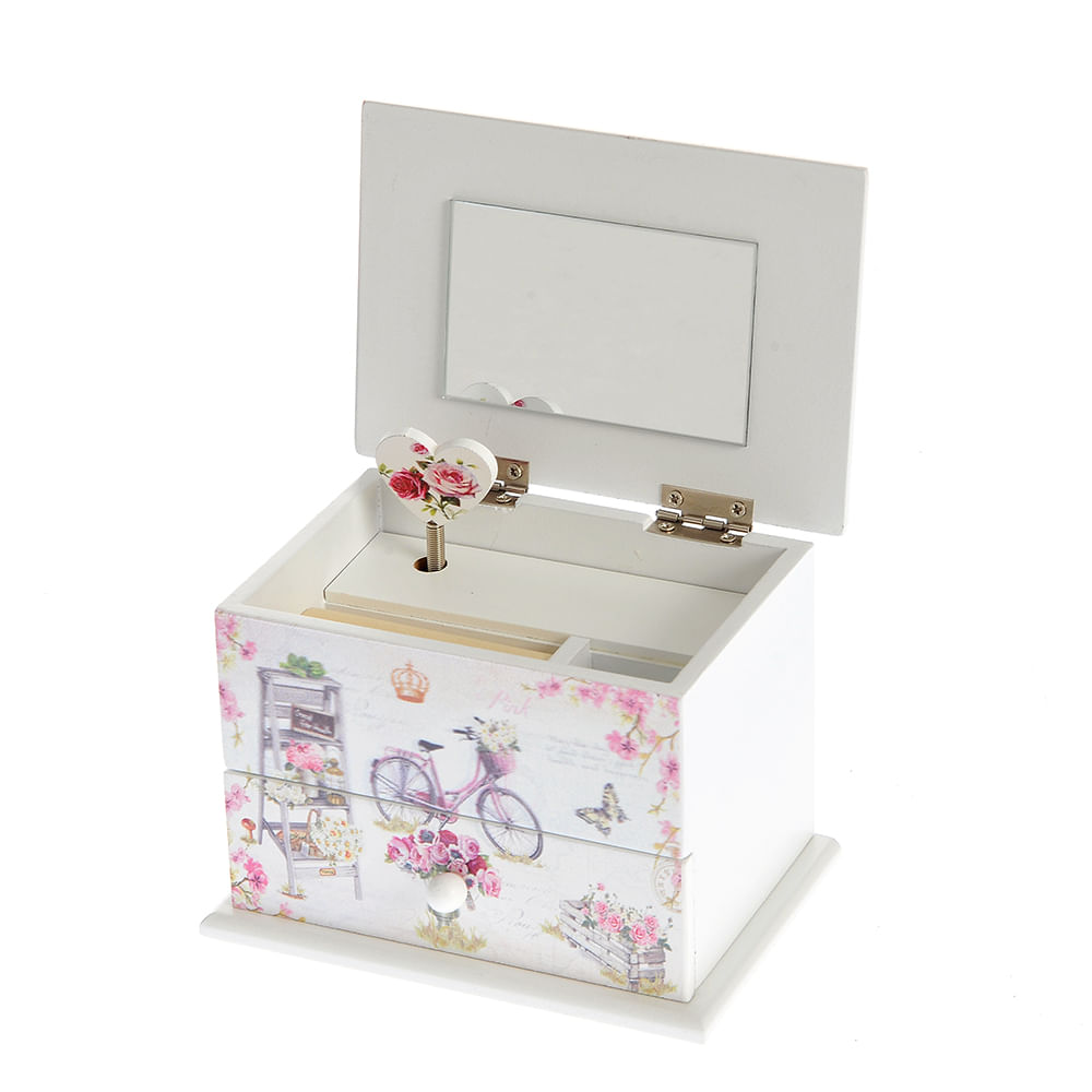 Cutie de bijuterii din lemn 13 cm - 3 | YEO