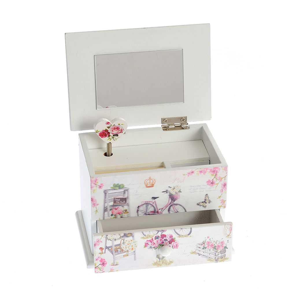 Cutie de bijuterii din lemn 13 cm - 4 | YEO