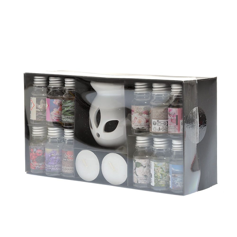 Suport aromaterapie cu 12 uleiuri parfumate - 2 | YEO