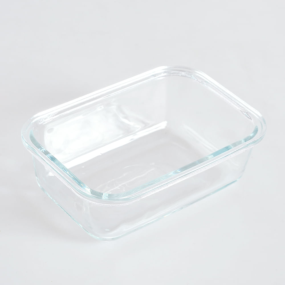 Caserola din sticla cu capac 590 ml - 2 | YEO