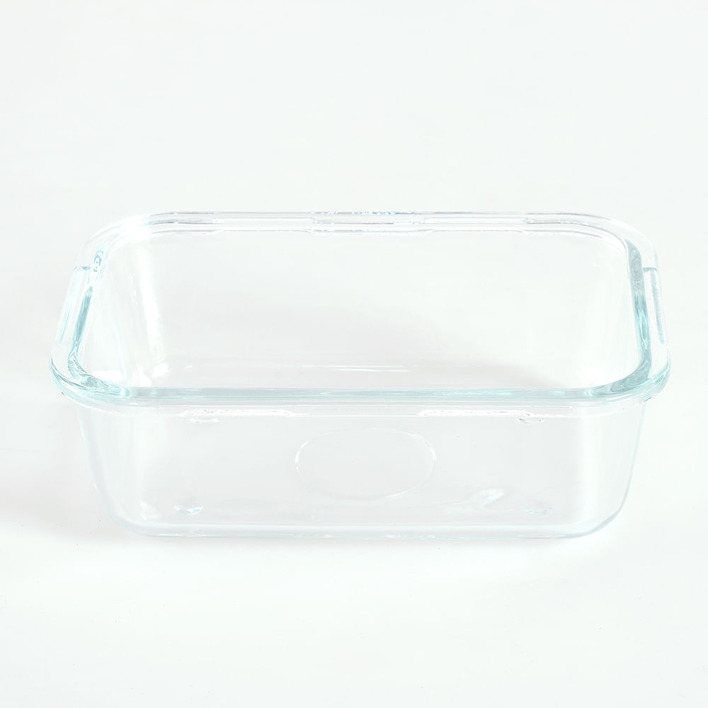 Caserola din sticla cu capac rosu 750 ml - 2 | YEO