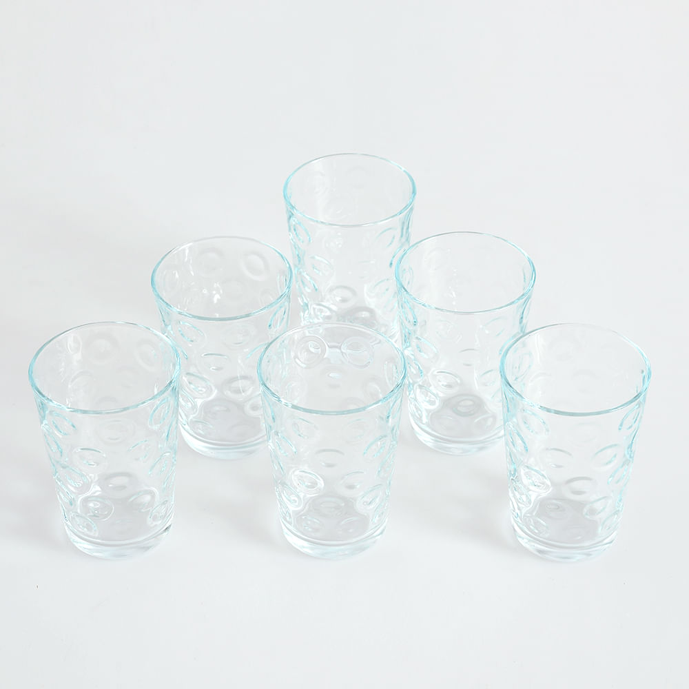 Set 6 pahare din sticla 200 ml - 2 | YEO