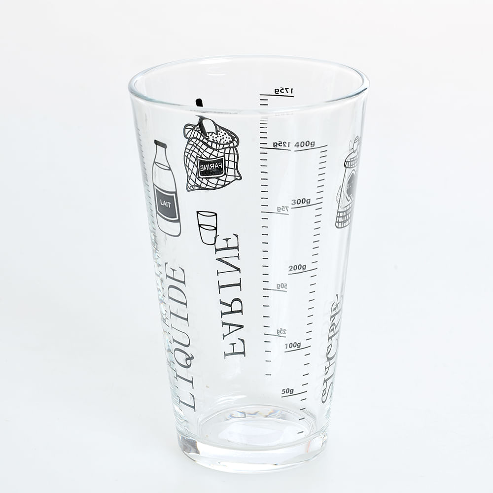 Pahar gradat negru 450 ml - 2 | YEO