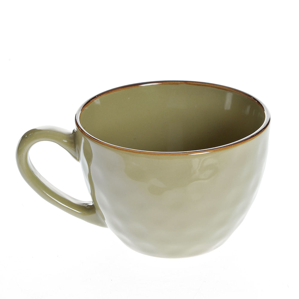 Cana verde din ceramica 470 ml - 2 | YEO