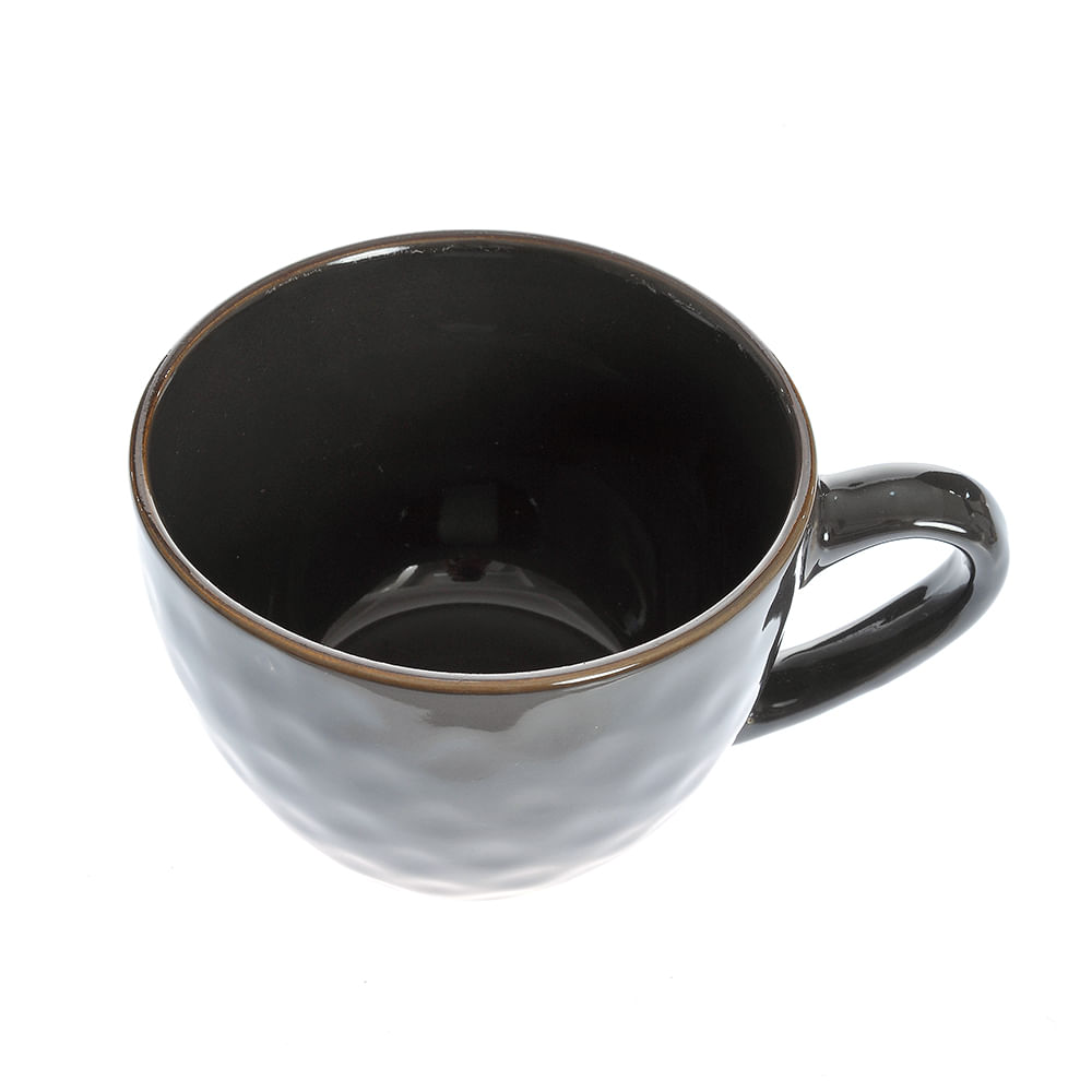 Cana neagra din ceramica 470 ml - 2 | YEO