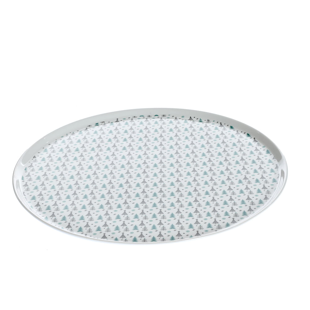 Platou din ceramica cu brazi 35 cm - 1 | YEO