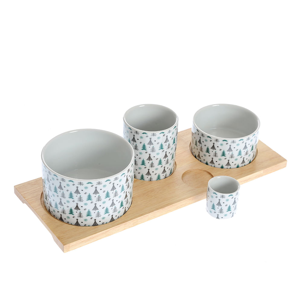 Set 4 boluri pentru aperitive cu braduti - 2 | YEO