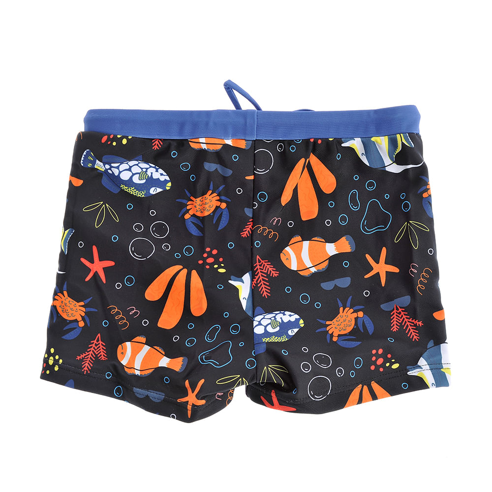 Slip de baie cu pesti - 2 | YEO