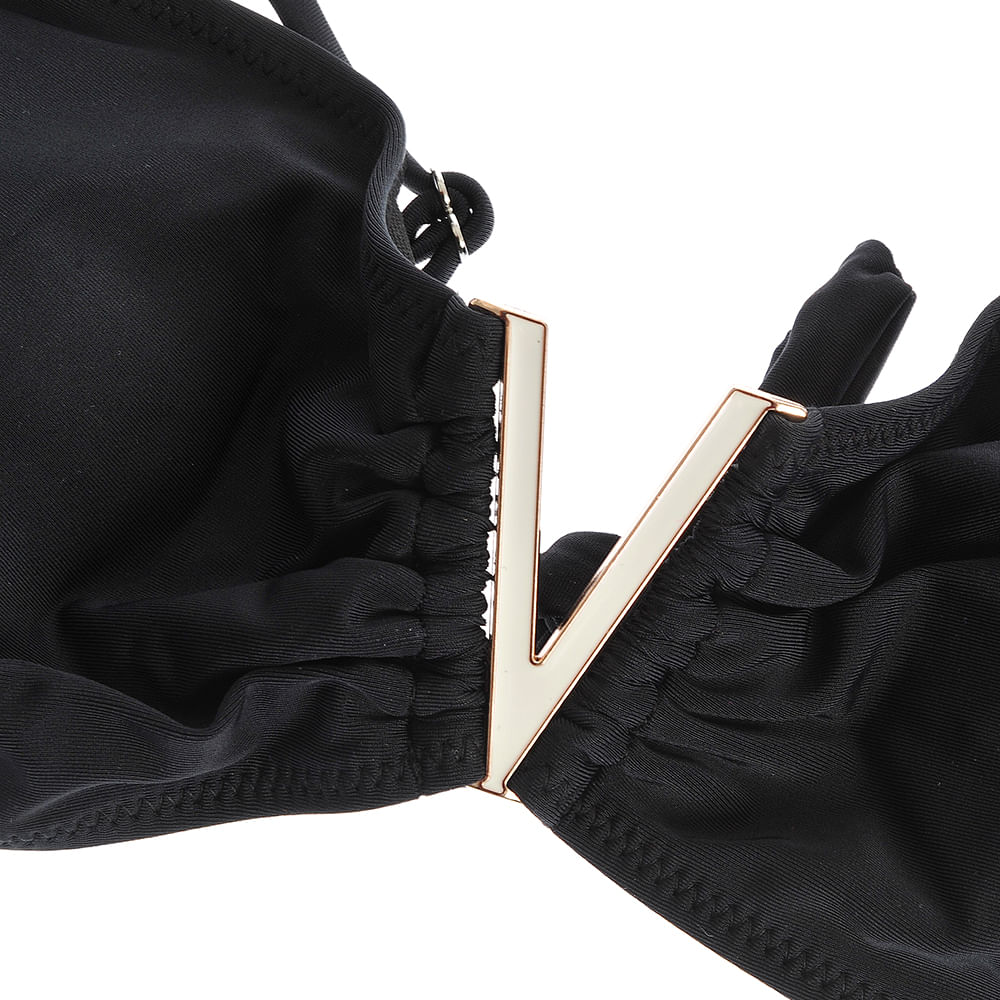 Sutien negru cu bretele detasabile - 1 | YEO