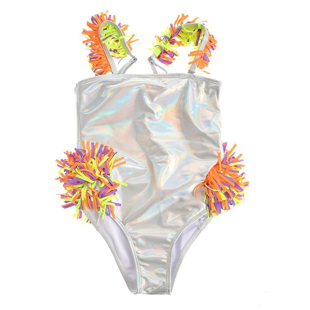 Costum de baie multicolor pentru copii