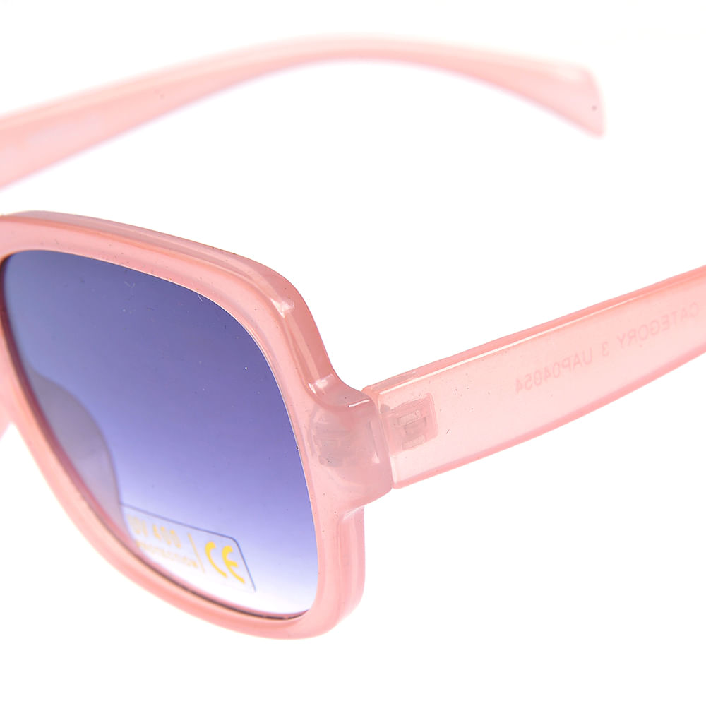 Ochelari de soare roz cu lentile albastre UV 400 - 2 | YEO