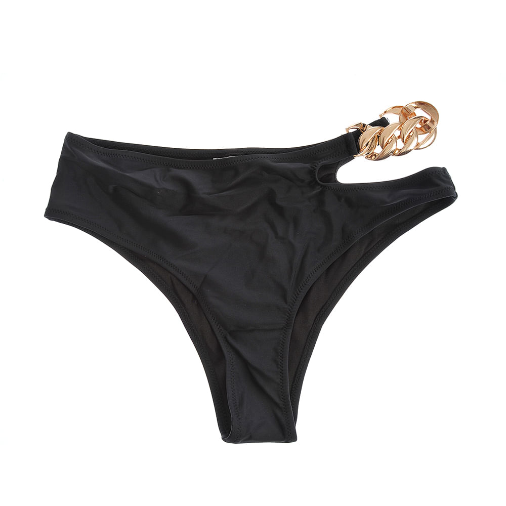 Slip de baie cu lant auriu