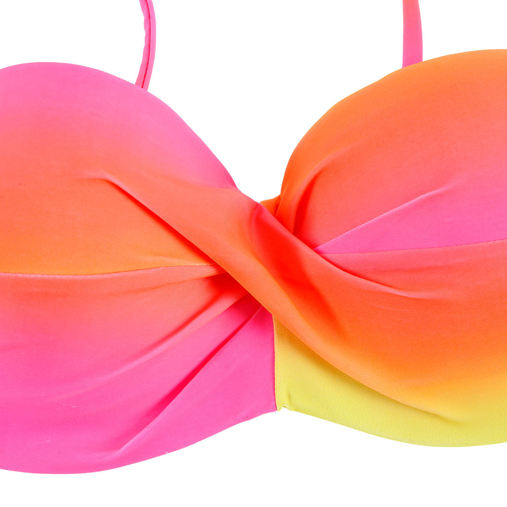 Sutien de baie multicolor cu bretele detasabile - 1 | YEO