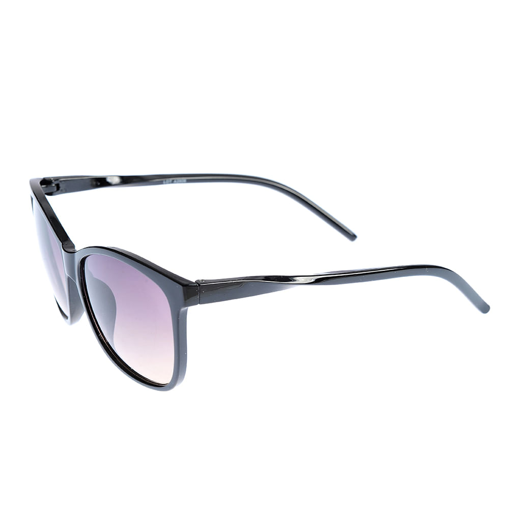 Ochelari de soare negri cu brate rasucite - 1 | YEO