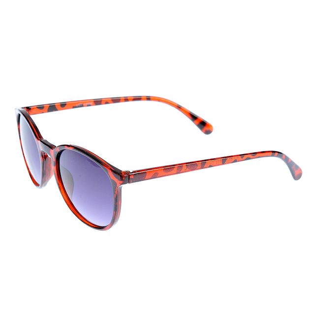 Ochelari de soare cu rama animal print si lentile albastre