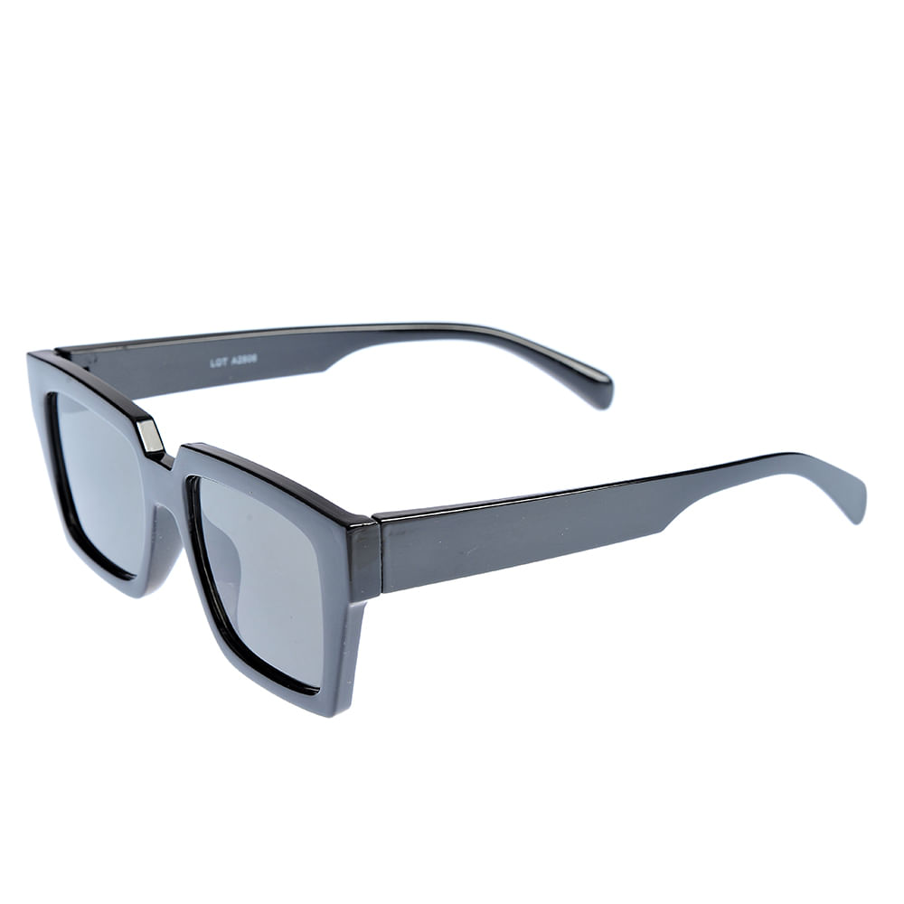 Ochelari de soare negri si lentile patrate - 1 | YEO