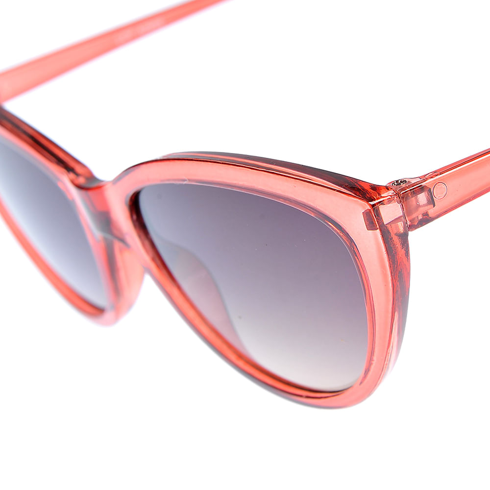 Ochelari de soare rosii cu lentile mov - 2 | YEO