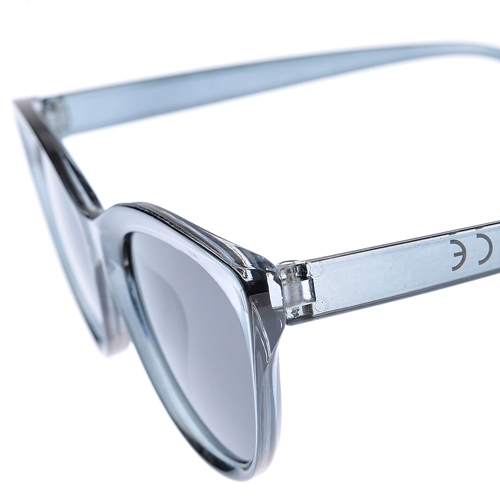 Ochelari de soare bleu cu lentile cat eye - 2 | YEO