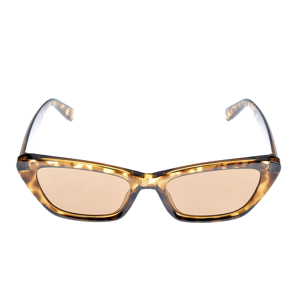 Ochelari de soare animal print si lentile maro - 3 | YEO