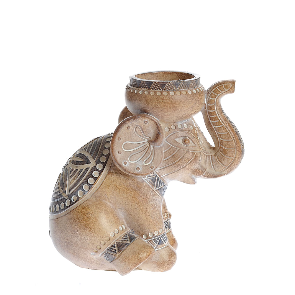 Suport pentru lumanare in forma de elefant - 1 | YEO