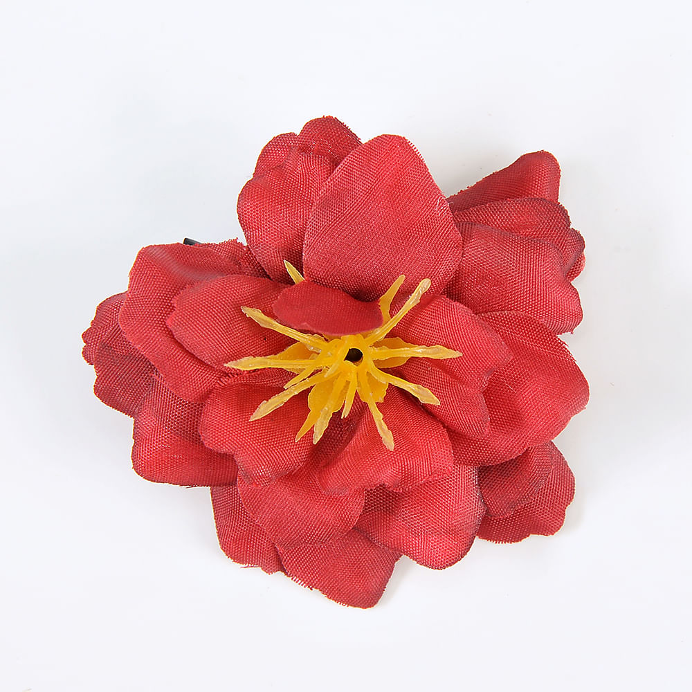 Agrafa de par floare grena - 1 | YEO
