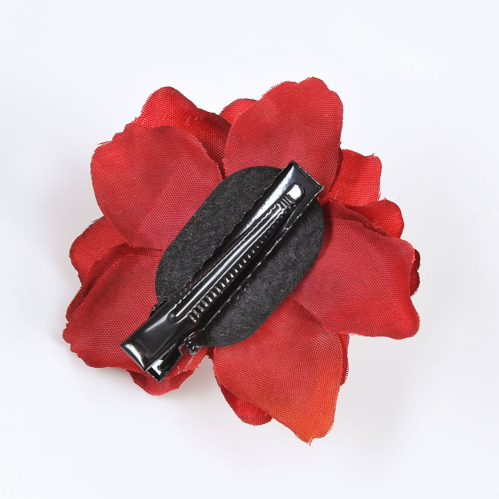 Agrafa de par floare grena - 2 | YEO