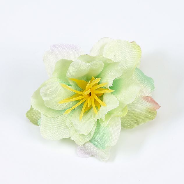 Agrafa de par cu floare verde