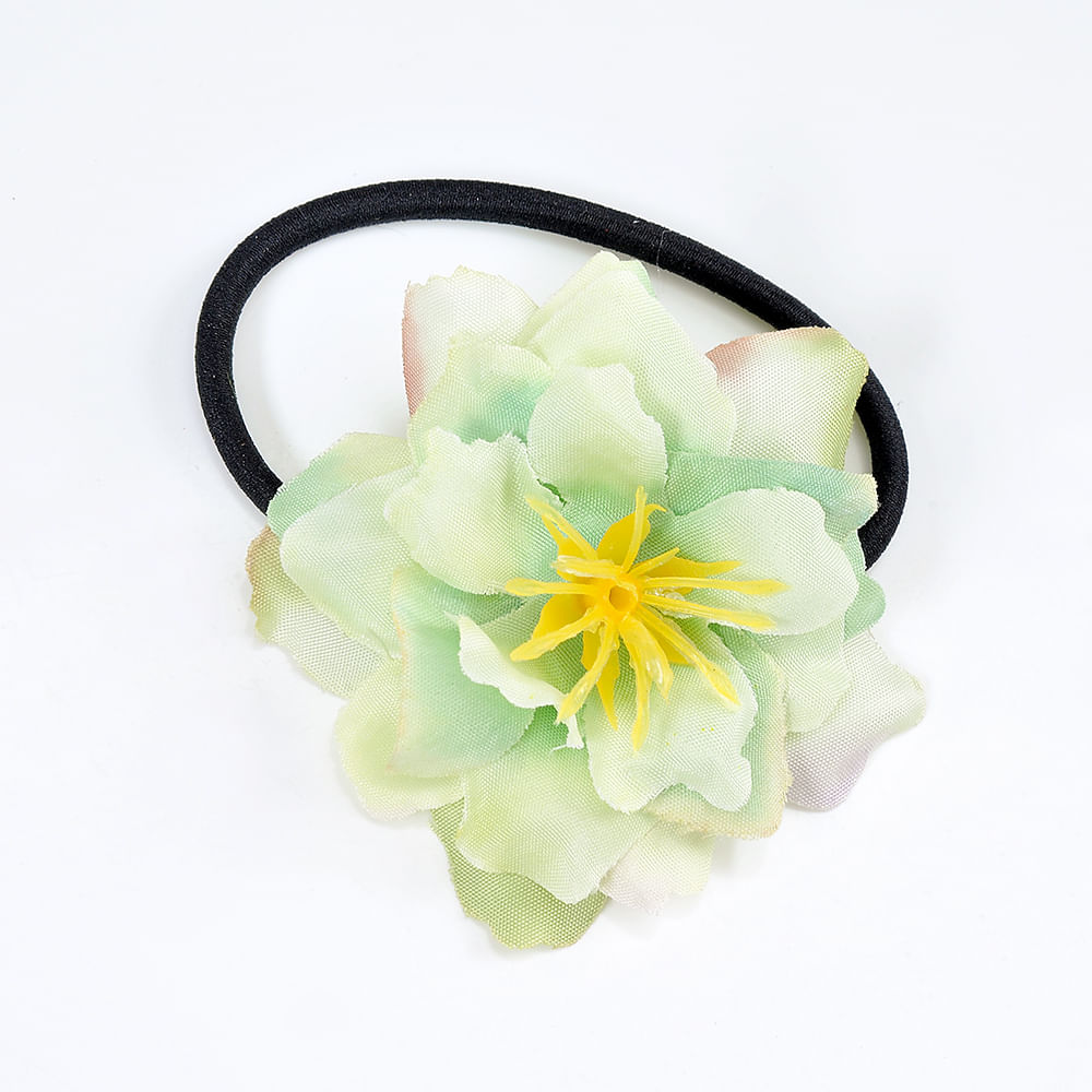 Elastic de par cu floare verde - 1 | YEO