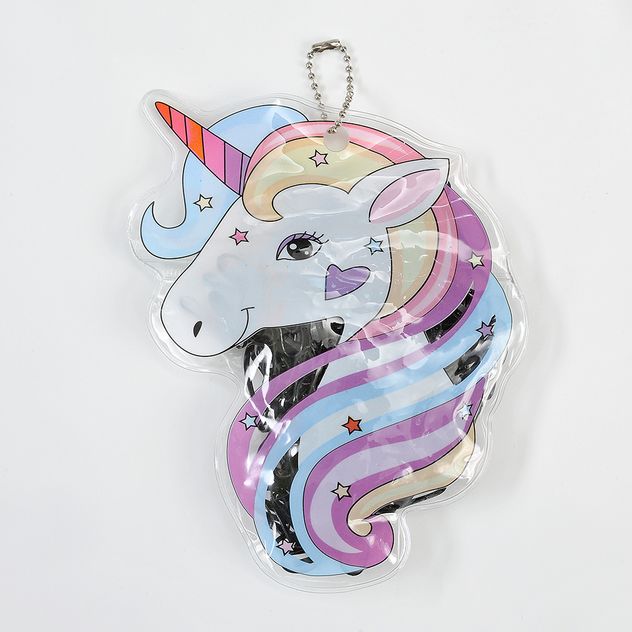 Set 100 elastice negre in husa unicorn