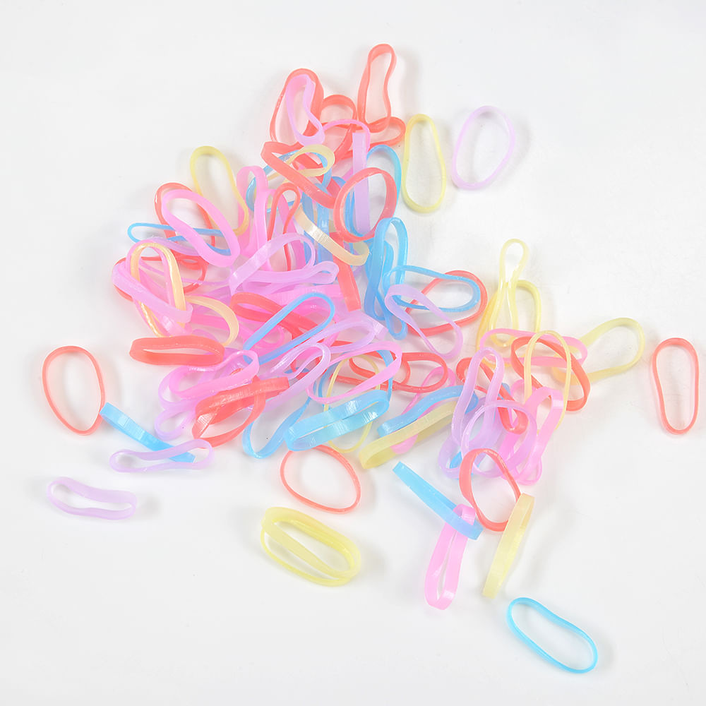 Set unicorn cu elastice multicolore - 1 | YEO