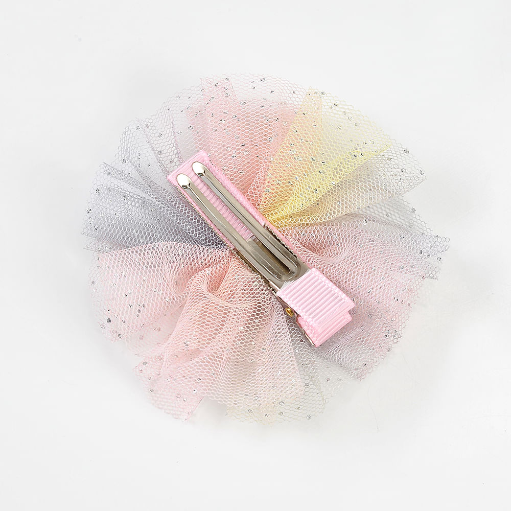 Agrafa de par multicolora cu inima - 2 | YEO