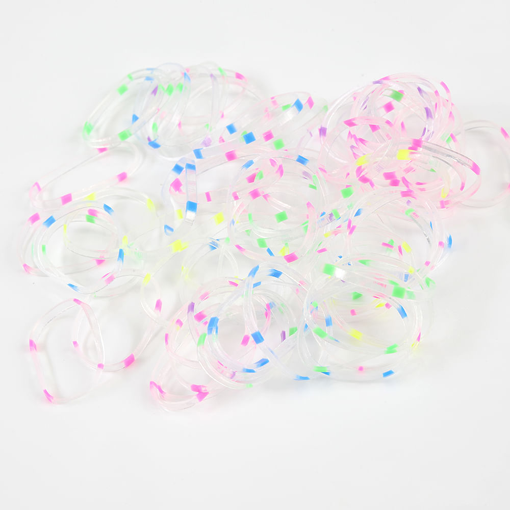 Set 100 elastice cu buline colorate - 2 | YEO